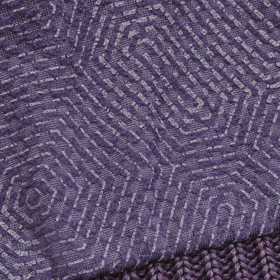 Kapelë beanie Under Armour Around Town CGI W, për femra, me pompon, e purpurt