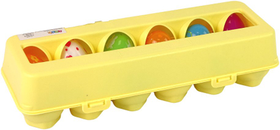 Set lodrash antistres pa markë Easter Eggs Squishy, 12 copë, shumëngjyrëshe