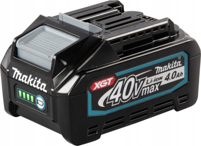 Сет батерии и полнач Makita XGT BL4040F DC40RB, 40V 4.0Ah, литиум јон, црн