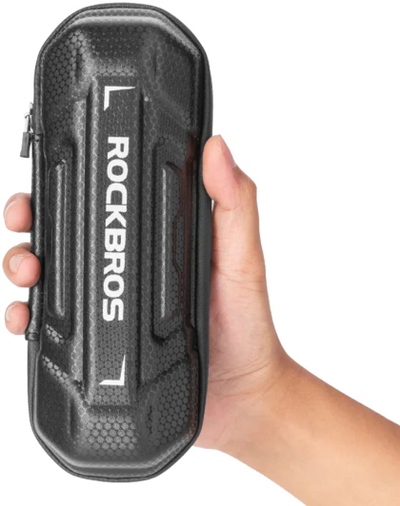 Çantë biçiklete Rockbros Bicycle Bag Pannier, 0.65L, për mbajtëse shishe, e zezë