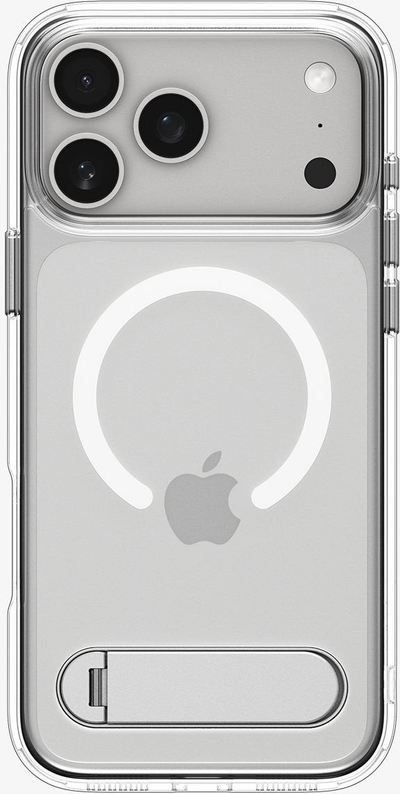 Mbulesë telefoni Spigen Ultra Hybrid S MagSafe për iPhone 17 Pro Max, transparente, e bardhë