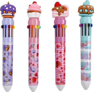 Stilolaps shumëngjyrësh NInvest Pen Sweets, 10 ngjyra