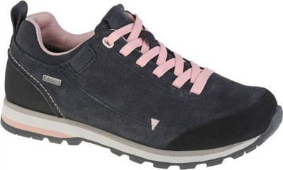 Atlete gocash CMP Elettra Low W, Waterproof, taban Vibram, gri e errët