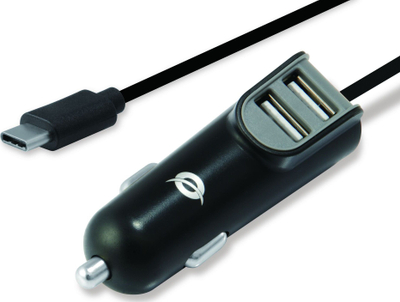 Karikues makine Conceptronic CARDEN05B, 2x USB, 12–24V, i zi