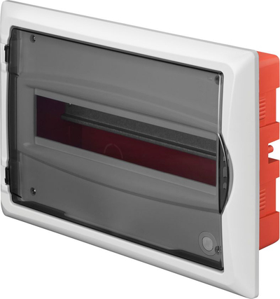 Panel shpërndarës modular Elektro-Plast ECONOMIC BOX RP 1/12, 12 module, derë transparente, IP40