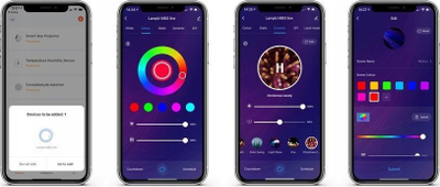 Drita dekorative MBG Line Smart LED, 20m, WiFi Tuya, USB, shumëngjyrëshe