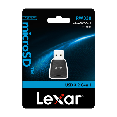 Lexues kartele Lexar LRW330U, USB 3.2, microSD, i zi
