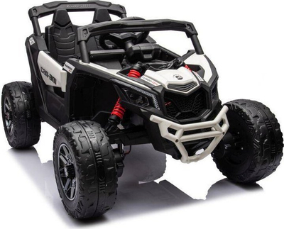 Makina elektrike lodër Buggy Maverick Can-Am, 4x200W, 24V, e bardhë