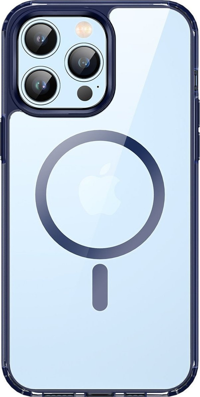 Mbrojtëse telefoni Dux Ducis Clin2 për iPhone 14 Pro Max, me MagSafe, transparente, blu