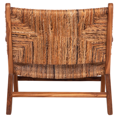 Karrige jahti HomeMarkt Tondo HM9914, 69x74x68cm, dru teak, ngjyrë natyrale