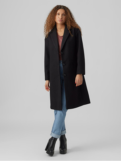 Pallto Vero Moda VMFORTUNELYON 10278713, e zezë