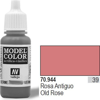 Bojë akrilike Vallejo Model Color Old Rose, 17ml, rozë e butë