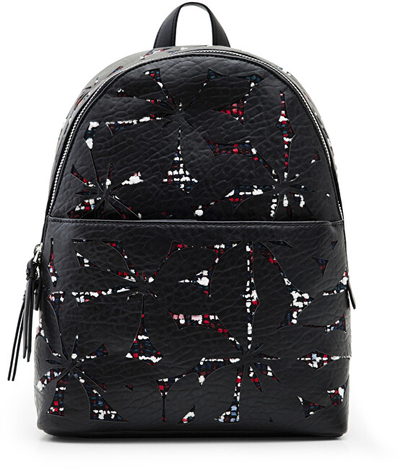 Çantë shpine për femra Desigual Onyx Mombasa, e zezë
