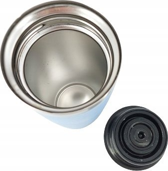 Kupë termike Emsa Travel Mug Classic Wave, 4 orë i nxehtë 8 orë i ftohtë, hapje 360°, inox