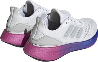 Патики за трчање Adidas Pureboost 22 W HQ8576, Boost, за жени, бели со розево виолетова