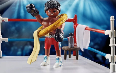Set ndërtimi Playmobil Boxing Champion 70879, 24 pjesë, për fëmijë
