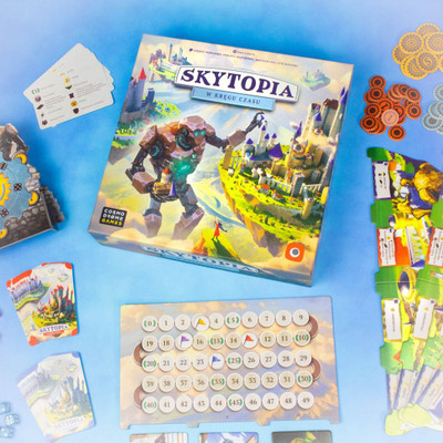 Lojë tavoline Portal Games Skytopia, strategji, për 2 4 lojtarë, shumëngjyrëshe