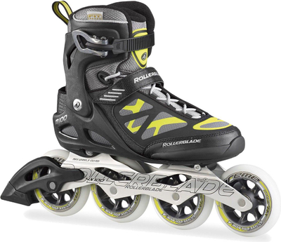 Rollera për femra Rollerblade Macroblade 100W, të zeza / lime, masa  40.5