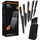 Set thika Fiskars 1003099, 5 copë, zezë/ portokalli