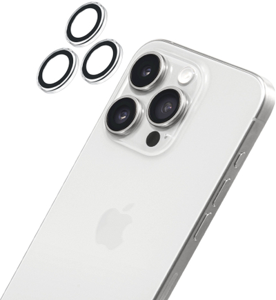 Mbrojtës xhami për unaza kamere LAUT Prime Glass, për iPhone 16 Pro dhe 16 Pro Max, transparent