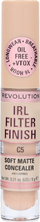 Коректор Makeup Revolution IRL Filter 16H, хидратантен, целосно покривање, нијанса C5