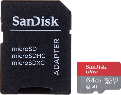 Kарта за меморија SanDisk Ultra microSD, 64GB, UHS-I, SDXC