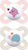 Biberon për bebe MAM Start Silky, ortodontik, 0–2 muajsh, set 2 copë, rozë