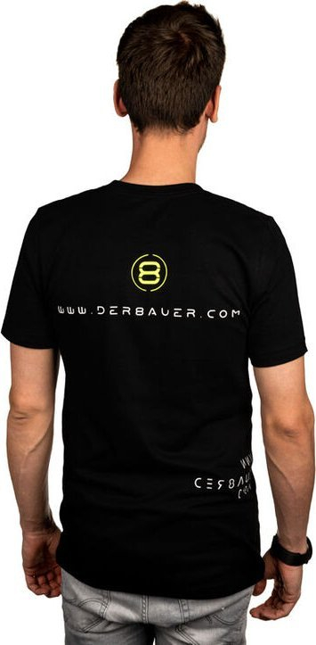 Блуза Der8auer PCB Design, 100% памук, големина XL, црна