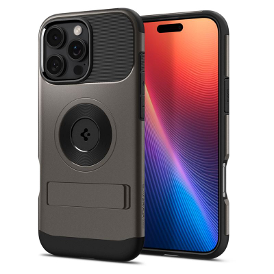 Mbrojtëse telefoni Spigen Slim Armor (MagFit) për iPhone 16 Pro Max, e zezë