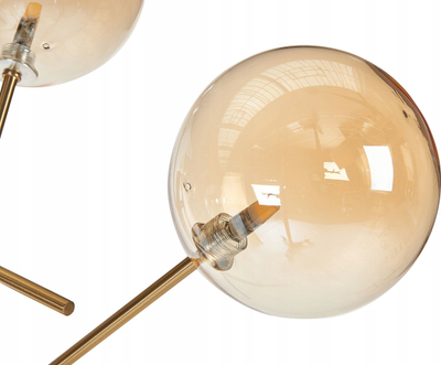 Lampë dyshemeje TAMESI, metal, 157cm, ngjyrë ari