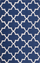 Tepih Beliani SILVAN, 140x200 cm, lesh, blu navy