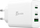 Karikues USB J5create JUP3365E EN, 65W GaN, me 3 porta USB C edhe USB A, i bardhë