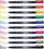 Set stilolapsa brushë Tombow Fudenosuke WS-BH-10P, 10 copa, shumëngjyrësh
