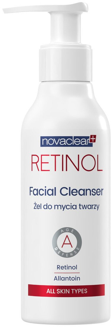 Xhel larës për fytyrë Novaclear Retinol, 150 ml, për çdo lloj lëkure