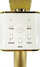 Mikrofon karaoke OTL Technologies RH0929 Rainbow High, Bluetooth, me boksi të brendshëm, ngjyrë flori