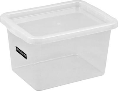 Kuti plastike Plast Team 2295, 15L, transparente