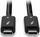 Kabllo Lindy Thunderbolt 4 USB C, 1m, 40 Gb/s, e zezë