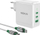 Adapter karikues MOKiN PD140W GaN, 2x USB C 1x USB A, i bardhë