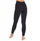 Leggins për goca Brubeck Casual, bel i lartë, për palestër, M, të zeza
