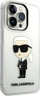 Kllëf telefoni Karl Lagerfeld KLHCP14XHNIKTCT, për iPhone 14 Pro Max, hardcase transparent, me dizajn ikonik