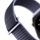 Rrip dore Puro Sport për Apple Watch, 44-49mm, tekstil, blu e errët