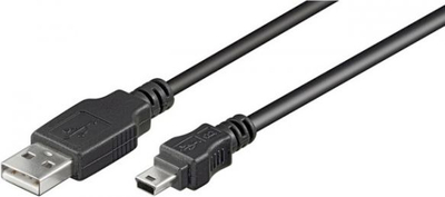 Kabllo USB Goobay 93623, USB A në Micro USB B, 1.5m, e zezë
