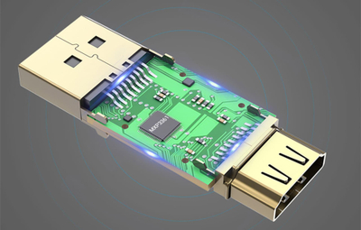Adapter video Vention HBKB0, DisplayPort në HDMI, Full HD 1080p, i zi