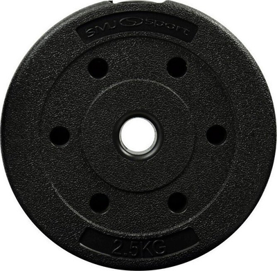 Set hantelash dhe shufre SMJ Sport BR020, 20kg, i zi me jeshile