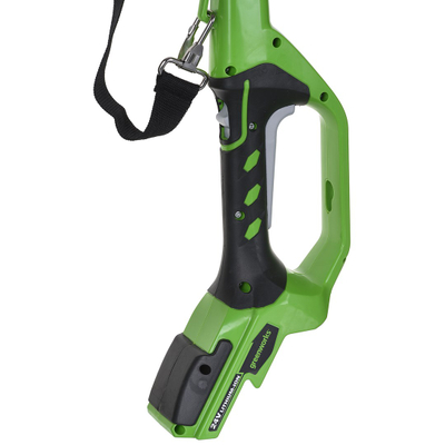 Sharrë zinxhir me bateri Greenworks G24PSH, 24V, shufër 20 cm, jeshile