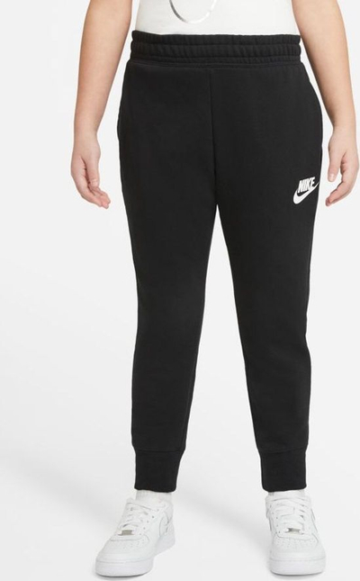 Pantallona treningu Nike Sportswear Club French Terry, për goca, madhësia M, të zeza