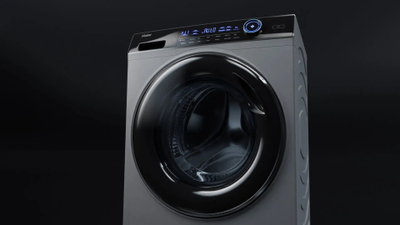 Lavatriçe-tharëse Haier HWD120-B14979-S, 12kg 8kg, 1400rpm, e bardhë