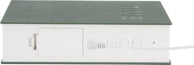 Orë me zile Karlsson Book, ekran LED, plastike ABS, jeshile