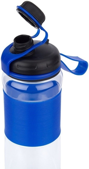 Шише за вода Avento Bottle, 600 ml, со спортско грло, сино
