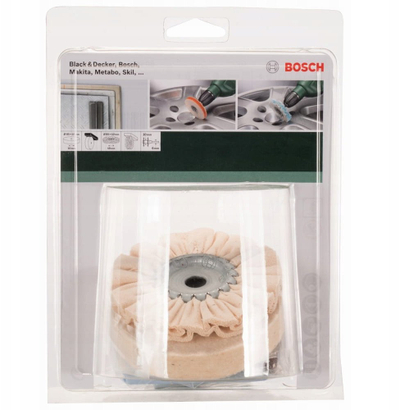 Set polirimi Bosch 2609256555, diametër 85mm, me pastë poliruese